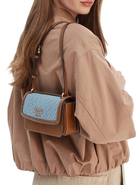 EVRIM Borsa mini a tracolla dusty blue - Borse Donna