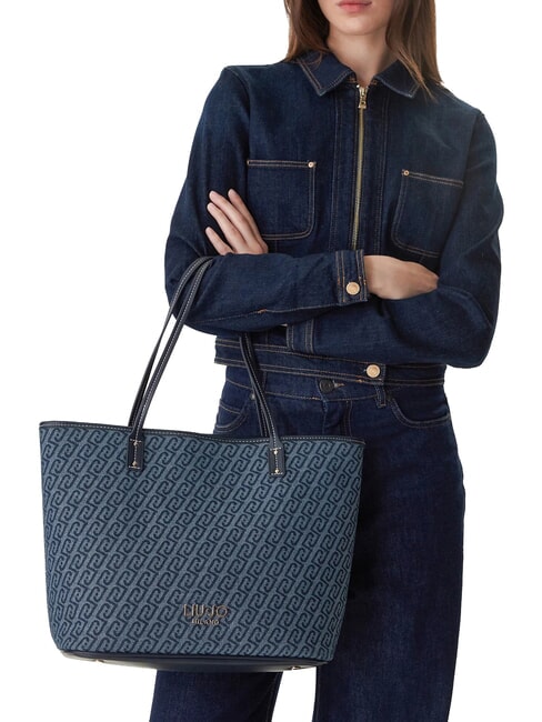 EVRIM Borsa shopping a spalla dress blue - Borse Donna