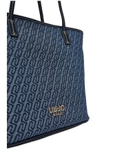LIUJO EVRIM Borsa shopping a spalla dress blue - Borse Donna - 5