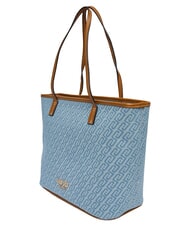 LIUJO EVRIM Borsa shopping a spalla dusty blue - Borse Donna - 4