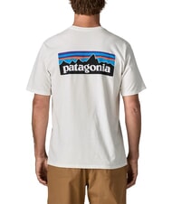 PATAGONIA P-6 LOGO T-Shirt a maniche corte fiber white - T-shirt Uomo - 2