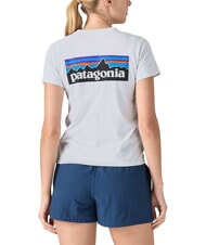 PATAGONIA P-6 LOGO Maglietta fiber white - T-shirt e Top Donna - 2