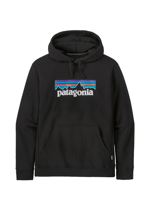 P-6 LOGO Felpa con cappuccio black - Felpe Uomo