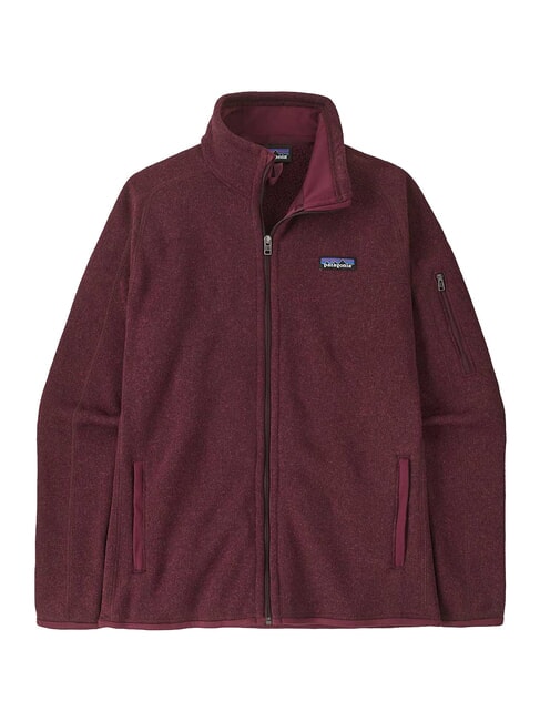 BETTER Pile full zip berry fig - Giacche Donna