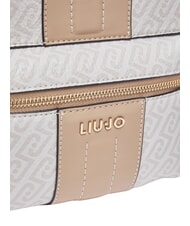 LIUJO EMATITE Zaino con tasca frontale naturale/dk.cipria - Borse Donna - 4