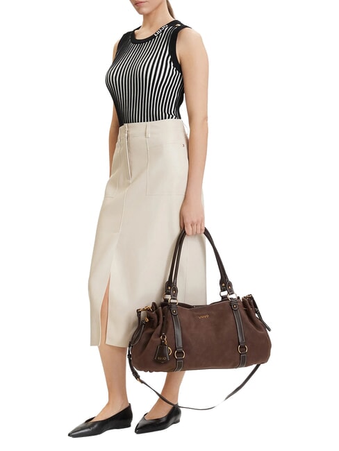 GINESA Borsa a spalla, con tracolla mocha - Borse Donna