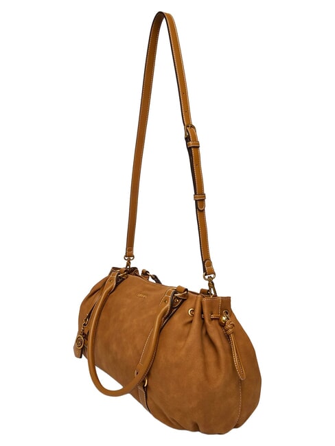 GINESA Borsa a spalla, con tracolla cammello - Borse Donna