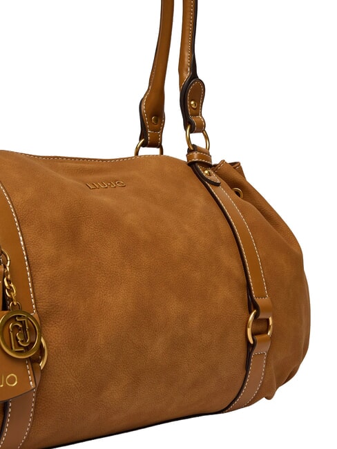 GINESA Borsa a spalla, con tracolla cammello - Borse Donna