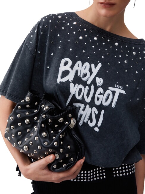 RICCY Borsa a spalla NERO - Borse Donna