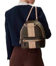 LIUJO EMATITE Zaino con tasca frontale testa moro/dk.cipria - Borse Donna - 2