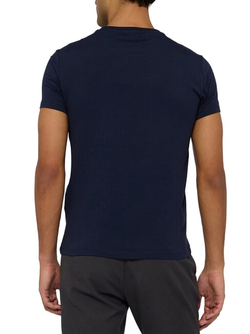 ESSENTIAL LEVRIERO T-Shirt in cotone blu navy - T-shirt Uomo