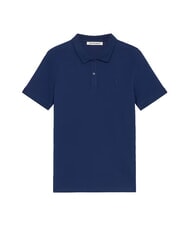 TRUSSARDI SLIM PIQUET Polo a maniche corte blu navy - Polo Uomo - 3