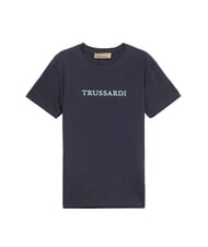 TRUSSARDI SLIM LOGO T-Shirt a maniche corte blu navy - T-shirt Uomo - 3