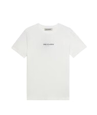 TRUSSARDI REGULAR LOGO T-Shirt a maniche corte optical whit - T-shirt Uomo - 3