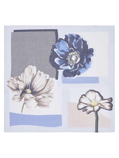 FLOWER Foulard a blocchi light blue - Sciarpe