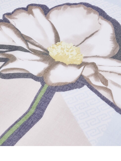 FLOWER Foulard a blocchi light blue - Sciarpe
