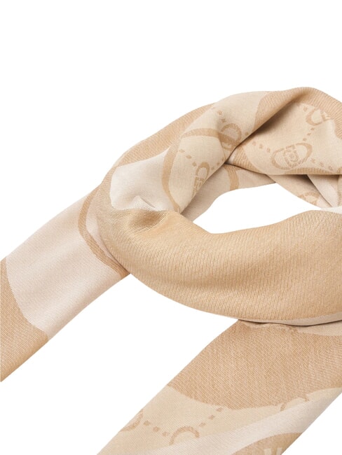 LOGO Foulard in jacquard sabbia - Sciarpe