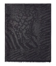 LIUJO ANIMALIER Foulard stampato NERO - Sciarpe - 2