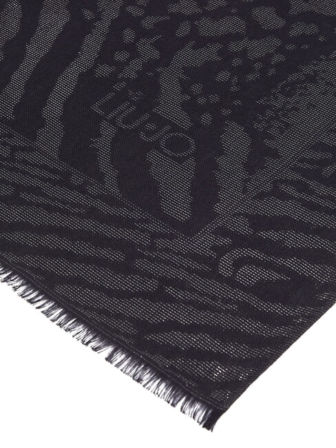ANIMALIER Foulard stampato NERO - Sciarpe