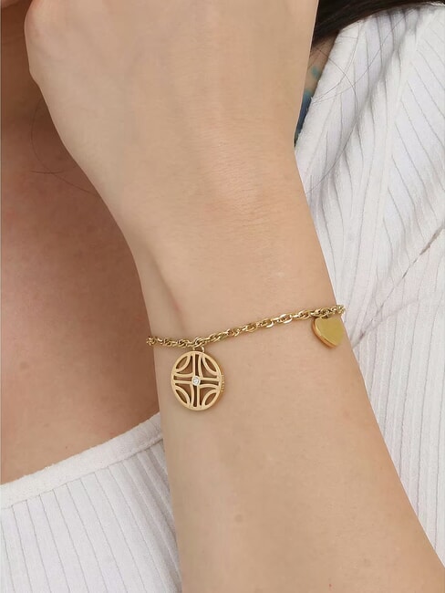 LA CROISETTE Bracciale con charm oro - Bracciali Donna