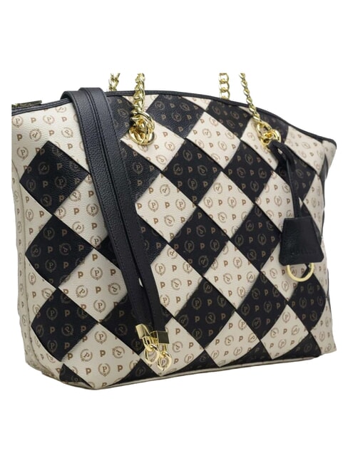 HERITAGE Borsa a spalla, con tracolla avorio nero - Borse Donna