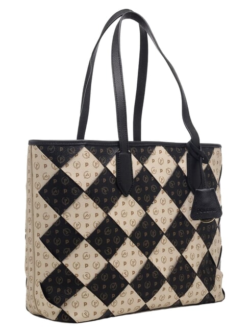 HERITAGE Borsa a spalla avorio nero - Borse Donna