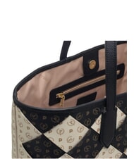 POLLINI HERITAGE Borsa a spalla avorio nero - Borse Donna - 3