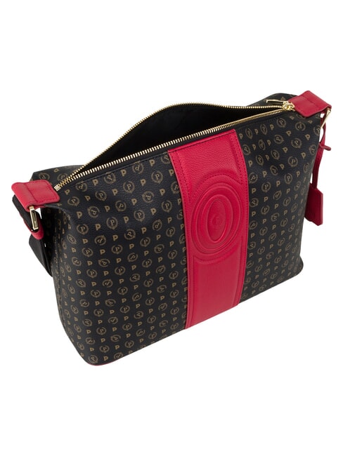 HERITAGE Borsa a tracolla nero rosso - Borse Donna