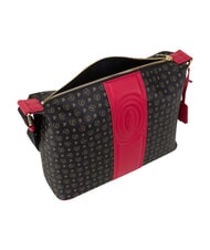 POLLINI HERITAGE Borsa a tracolla nero rosso - Borse Donna - 4