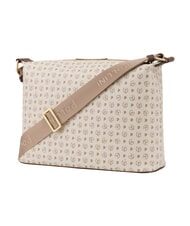 POLLINI HERITAGE Borsa a tracolla avorio marrone - Borse Donna - 3