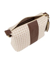 POLLINI HERITAGE Borsa a tracolla avorio marrone - Borse Donna - 4