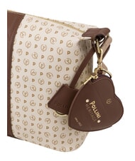 POLLINI HERITAGE Borsa a tracolla avorio marrone - Borse Donna - 5