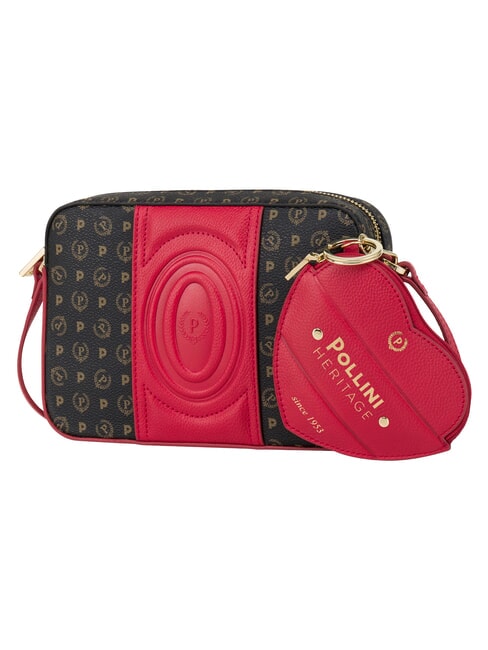 HERITAGE Borsa mini a tracolla nero rosso - Borse Donna