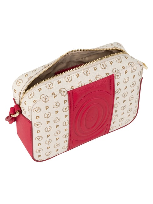 HERITAGE Borsa mini a tracolla avorio rosso - Borse Donna