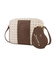 POLLINI HERITAGE Borsa mini a tracolla avorio marrone - Borse Donna - 2