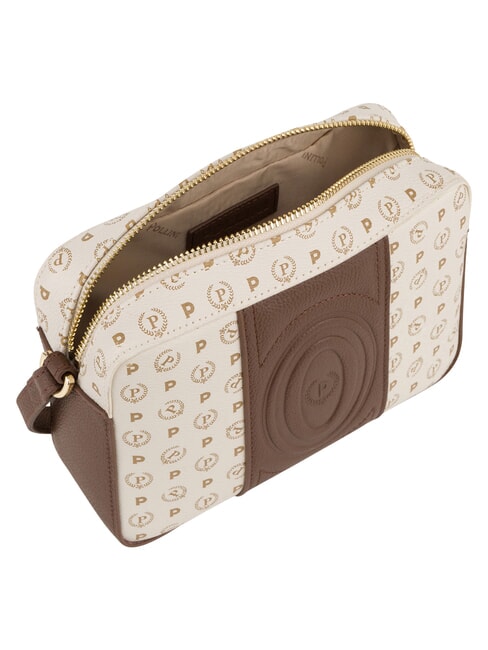 HERITAGE Borsa mini a tracolla avorio marrone - Borse Donna