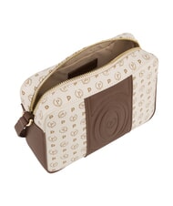 POLLINI HERITAGE Borsa mini a tracolla avorio marrone - Borse Donna - 4