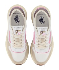 U.S. POLO ASSN. SENEKA Sneakers white-roasted pecan - Scarpe Donna - 4