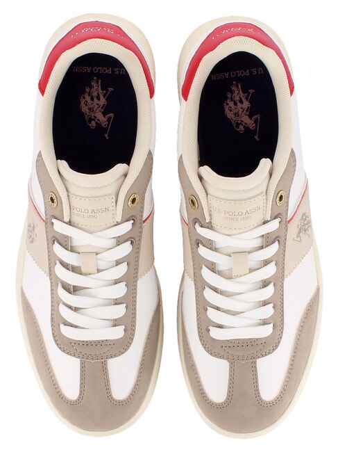 CAMPY Sneakers off white-red - Scarpe Uomo