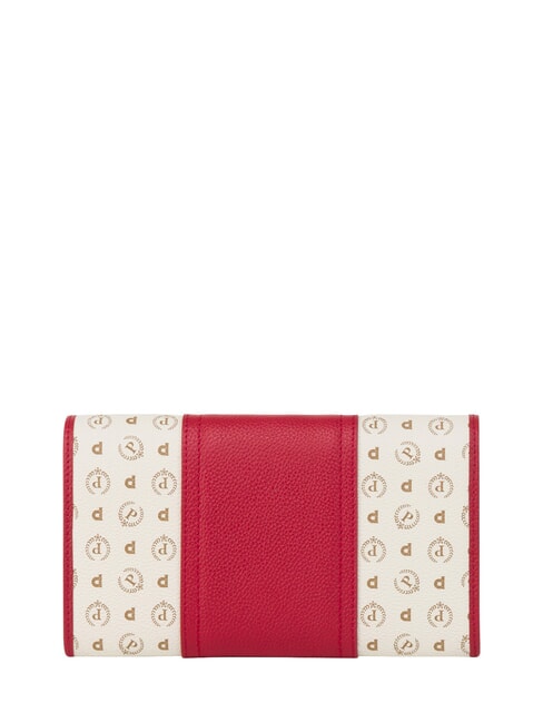 HERITAGE Portafoglio large con porta carte avorio rosso - Portafogli Donna