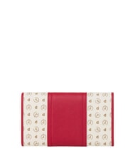 POLLINI HERITAGE Portafoglio large con porta carte avorio rosso - Portafogli Donna - 2