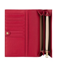 POLLINI HERITAGE Portafoglio large con porta carte avorio rosso - Portafogli Donna - 3
