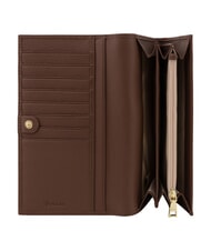POLLINI HERITAGE Portafoglio large con porta carte avorio marrone - Portafogli Donna - 3