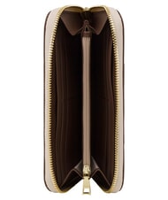 POLLINI HERITAGE Portafoglio large, ziparound avorio marrone - Portafogli Donna - 3
