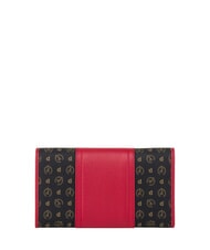 POLLINI HERITAGE Portafoglio large con porta carte nero rosso - Portafogli Donna - 2