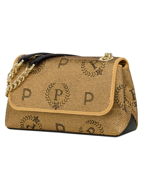 HERITAGE Borsa mini a spalla, con catena Platino - Borse Donna