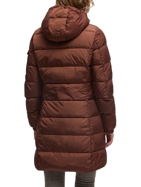 LADY LONG HUNTER Piumino lungo coffee - Piumini Donna