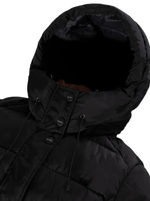 LADY LONG HUNTER Piumino lungo black - Piumini Donna