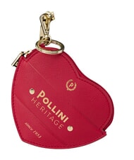 POLLINI HERITAGE Zaino con tasca anteriore e portachiavi nero rosso - Borse Donna - 5