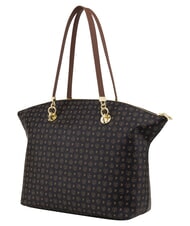 POLLINI HERITAGE Borsa tote a spalla, con portachiavi nero marrone - Borse Donna - 3